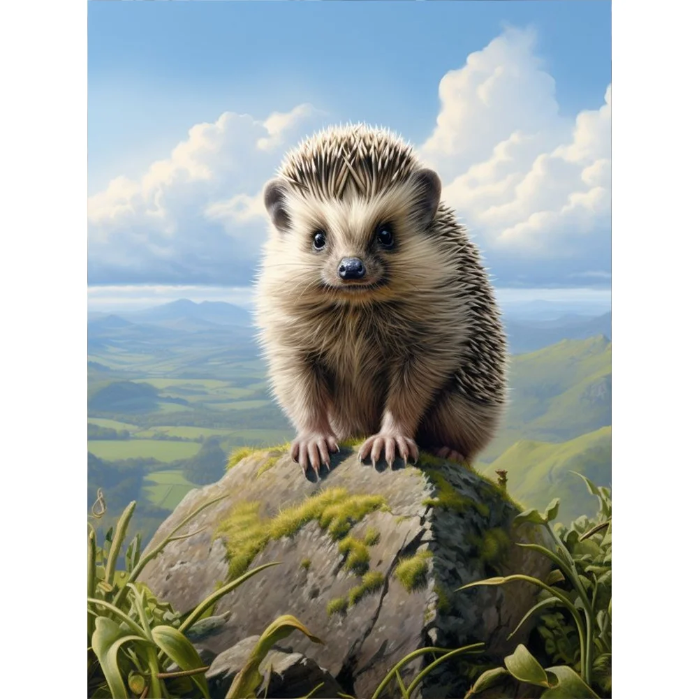 Diamond Painting - Full Round Drill - Hedgehog(Canvas|30*40cm)