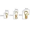 14K Golden Rotating Buckles DIY Jewelry Keychain Accessories 