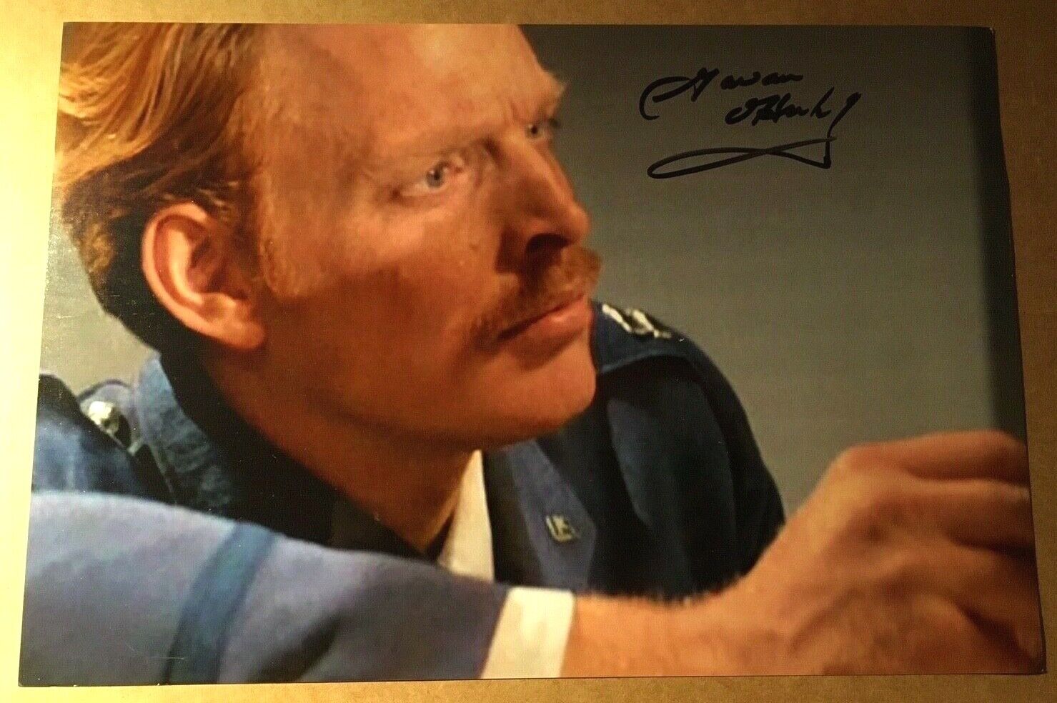 GAVAN O'HERLIHY Never Say Never Again 007 Genuine Signed A4 Photo Poster painting UACC COA BOND