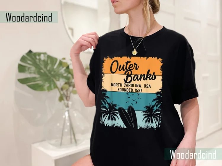 Outer Banks Shirts, OBX North Carolina NC Gift T-Shirt