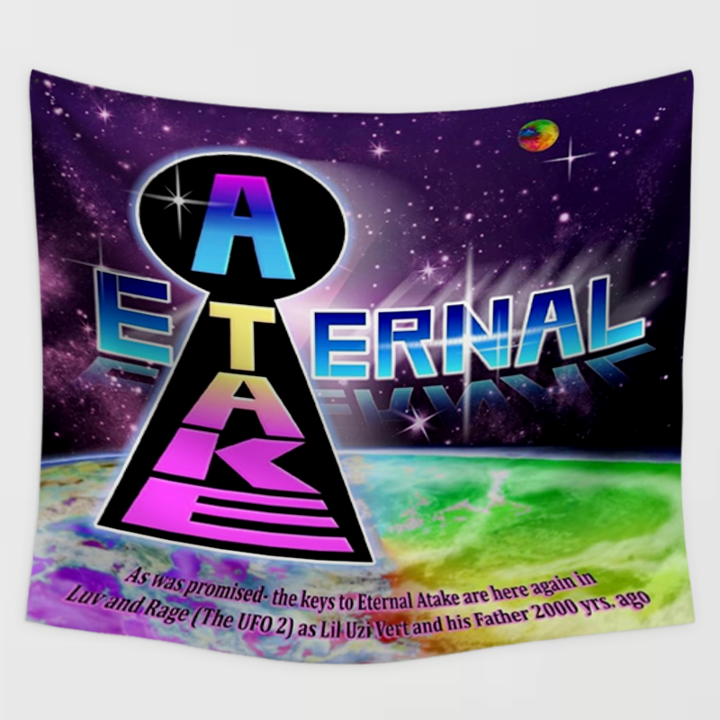 Lil Uzi Vert Eternal Atake Wall Tapestry Eclusive At Wallart Eshop