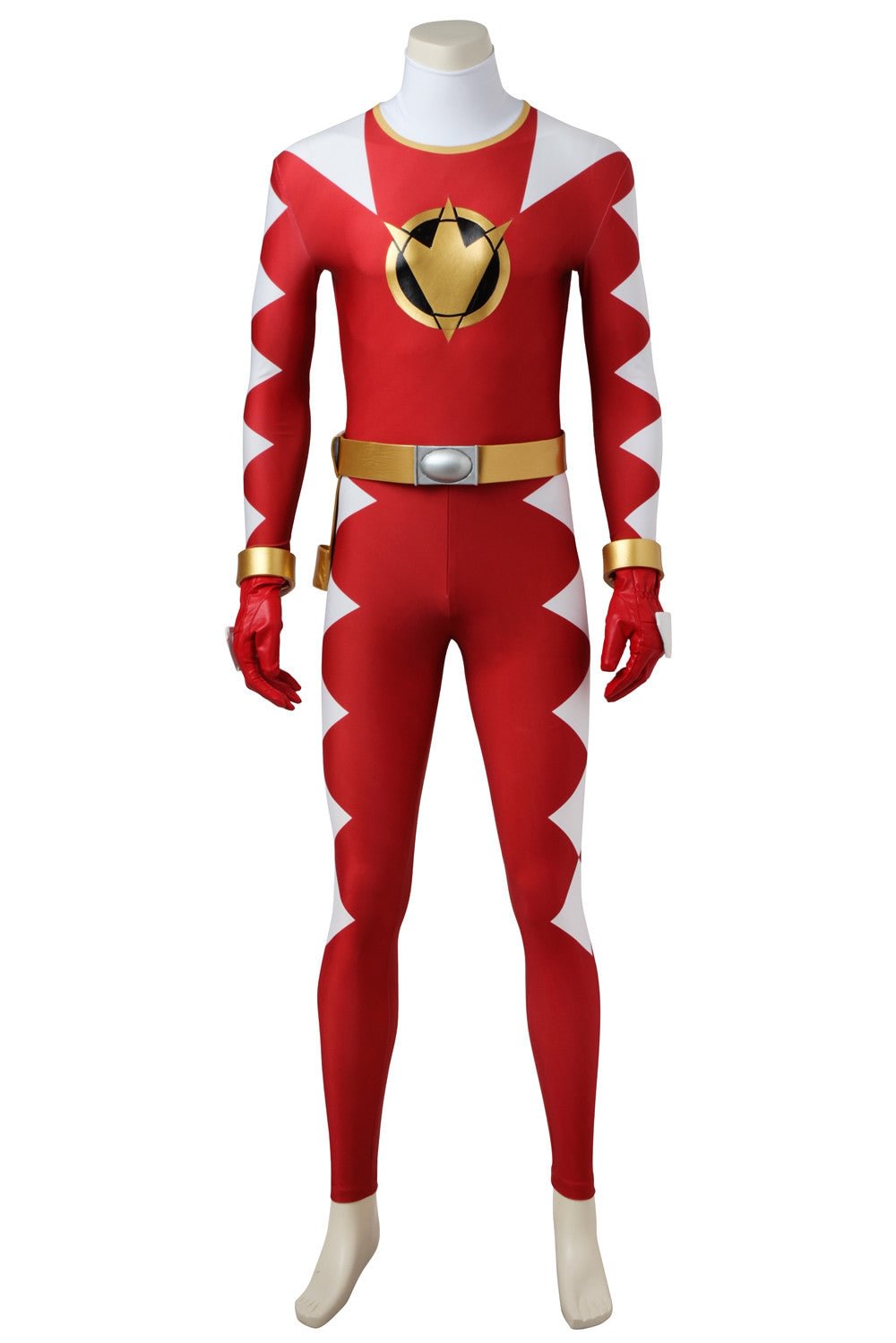 Power Rangers Red Dino Thunder Ranger Conner McKnight Cosplay Costume