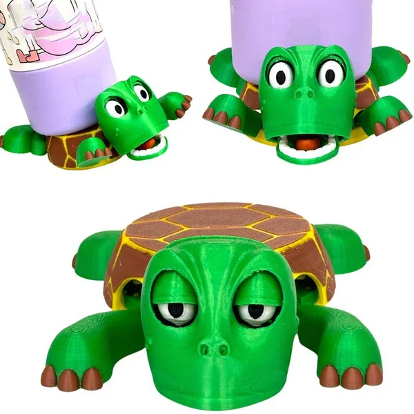 Dessous de verre Tortue aux yeux ouverts