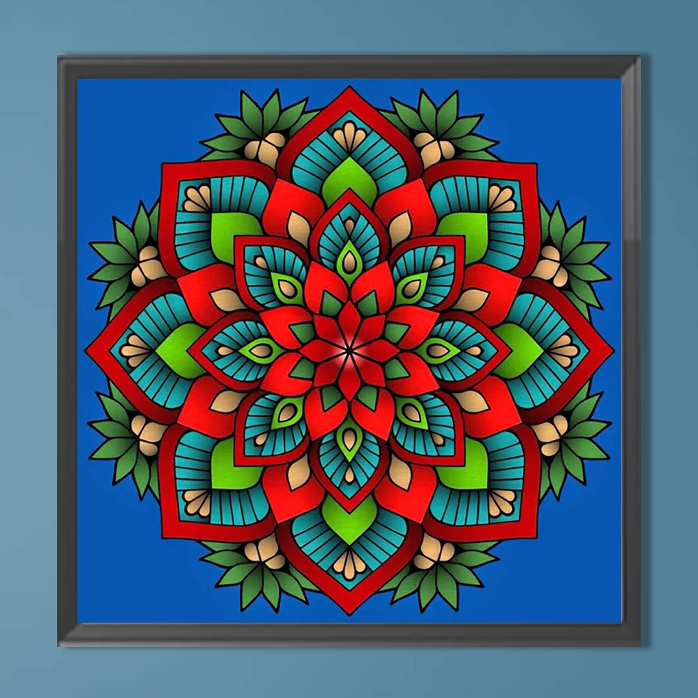 Diamond Painting - Full Round Drill - Mandala(Canvas|40*40cm)