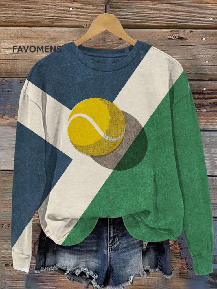 Sport Tennis Casual Sweatshirt Multicolor / S