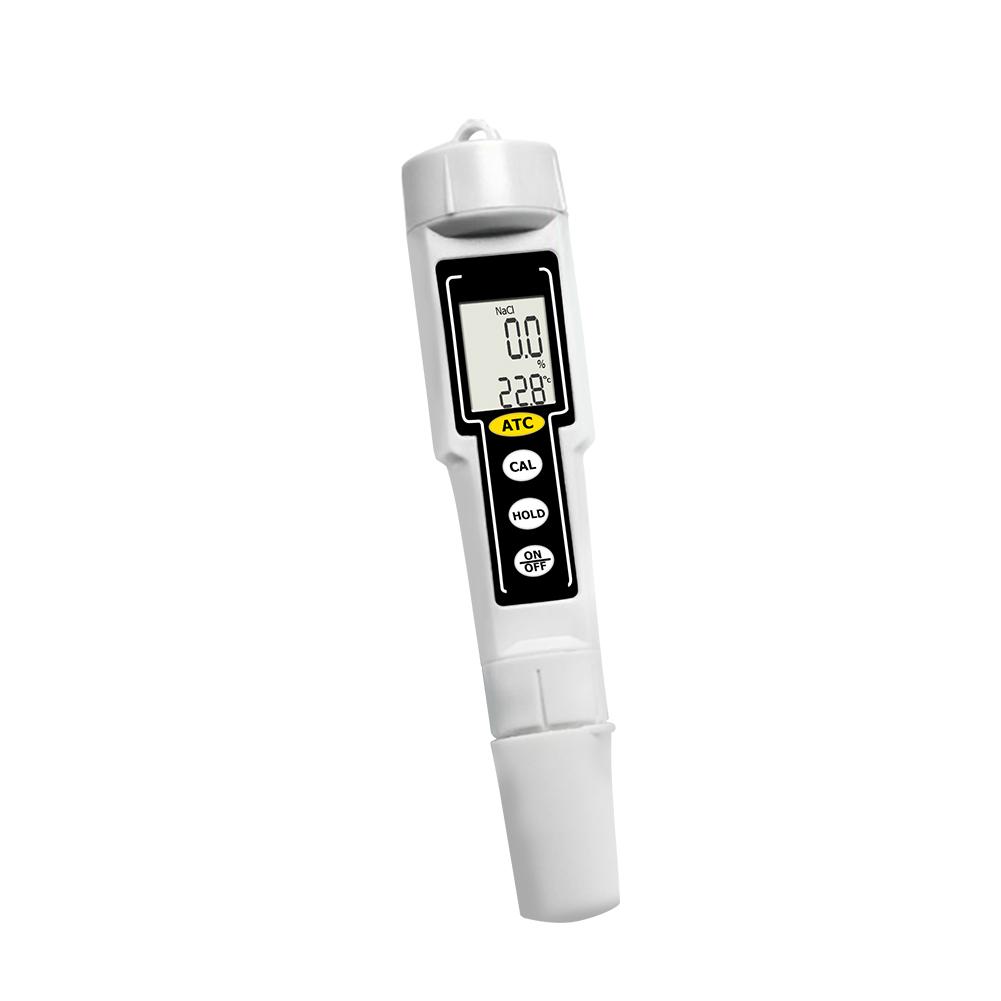

Waterproof Portable LCD Digital Salinity Tester Salinometer Moisture Meters, 501 Original