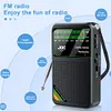 Portable Mini FM AM SW Full Band Radio Best Reception for Senior Home Walking