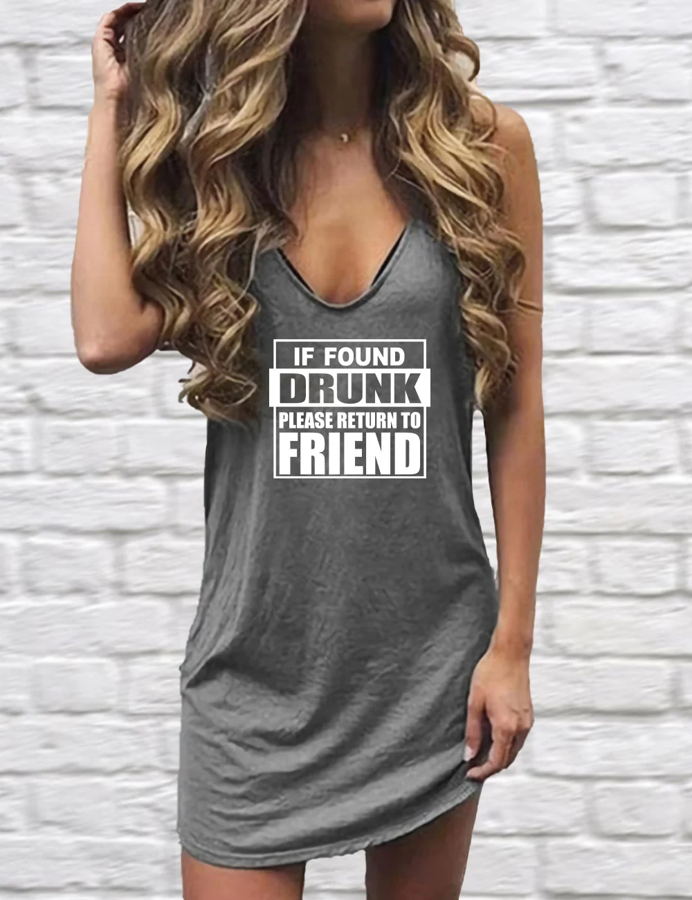 If Found Drunk Please Return To Friend Mini Dress