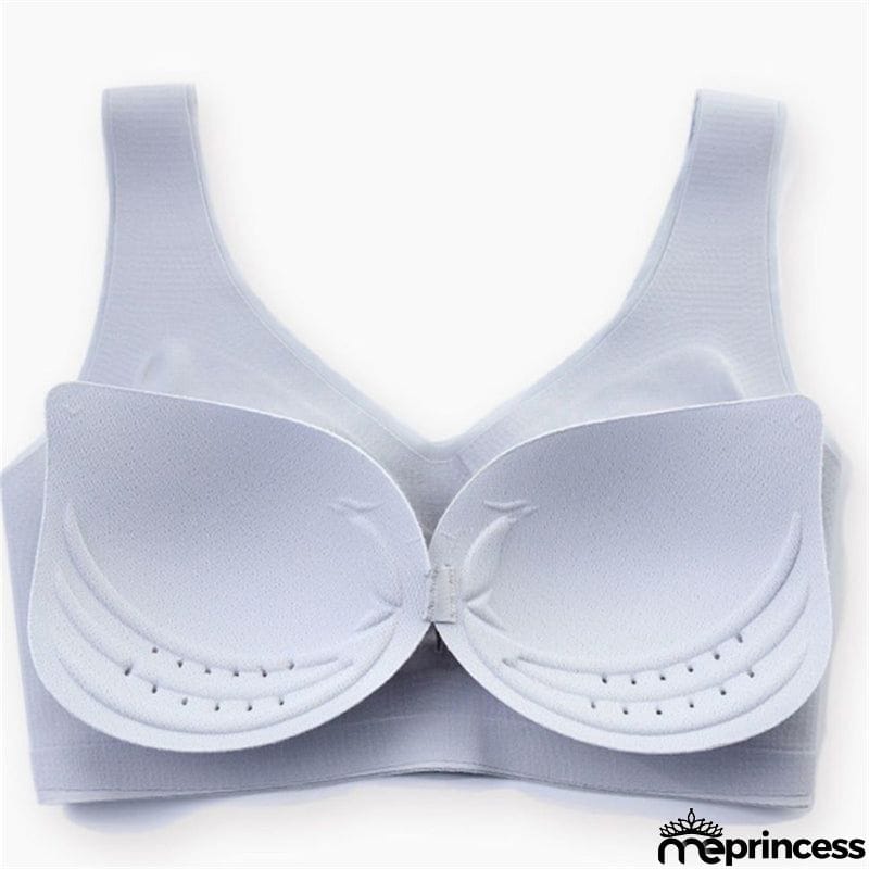 Summer Ultra-Thin Ice Silk Seamless Breathable No Steel Ring Anti-Sagging Plus Size Bra