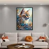 Cat Butterfly - 11CT Stamped Cross Stitch 40*60cm
