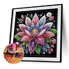 Lotus speziell geformtes 5D-DIY-Teilbohrer-Diamantkunst-Kit f&uuml;r Wohnaccessoires 30x30cm