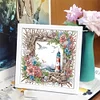5D DIY Partial Special Shaped Drill Diamond Painting With Frame Kit Lighthouse 19.2x19.2cm