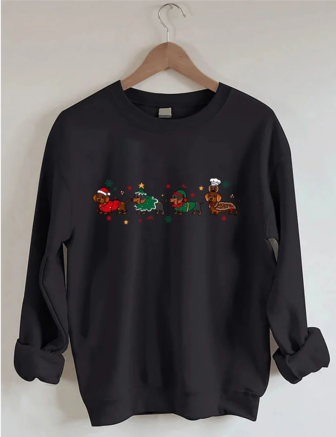 Funny Christmas Dachshund Dog Sweatshirt