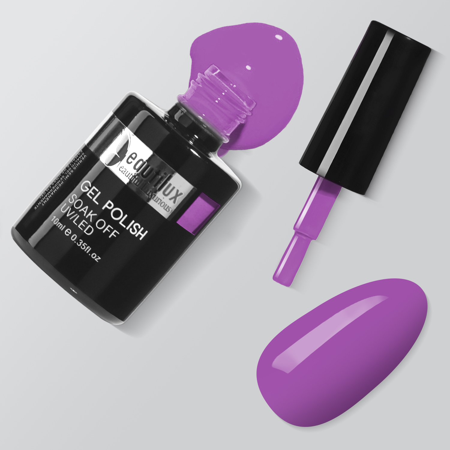 HEMA& TPO Free Nail Gel Polish Color 10ml Winter Collection-Nocturne