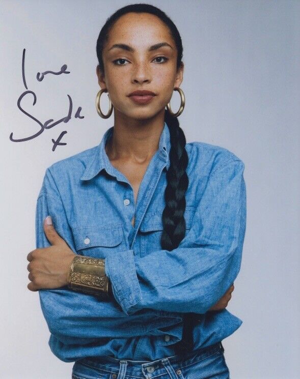 Sade in-person signed 8x10 Photo Poster painting