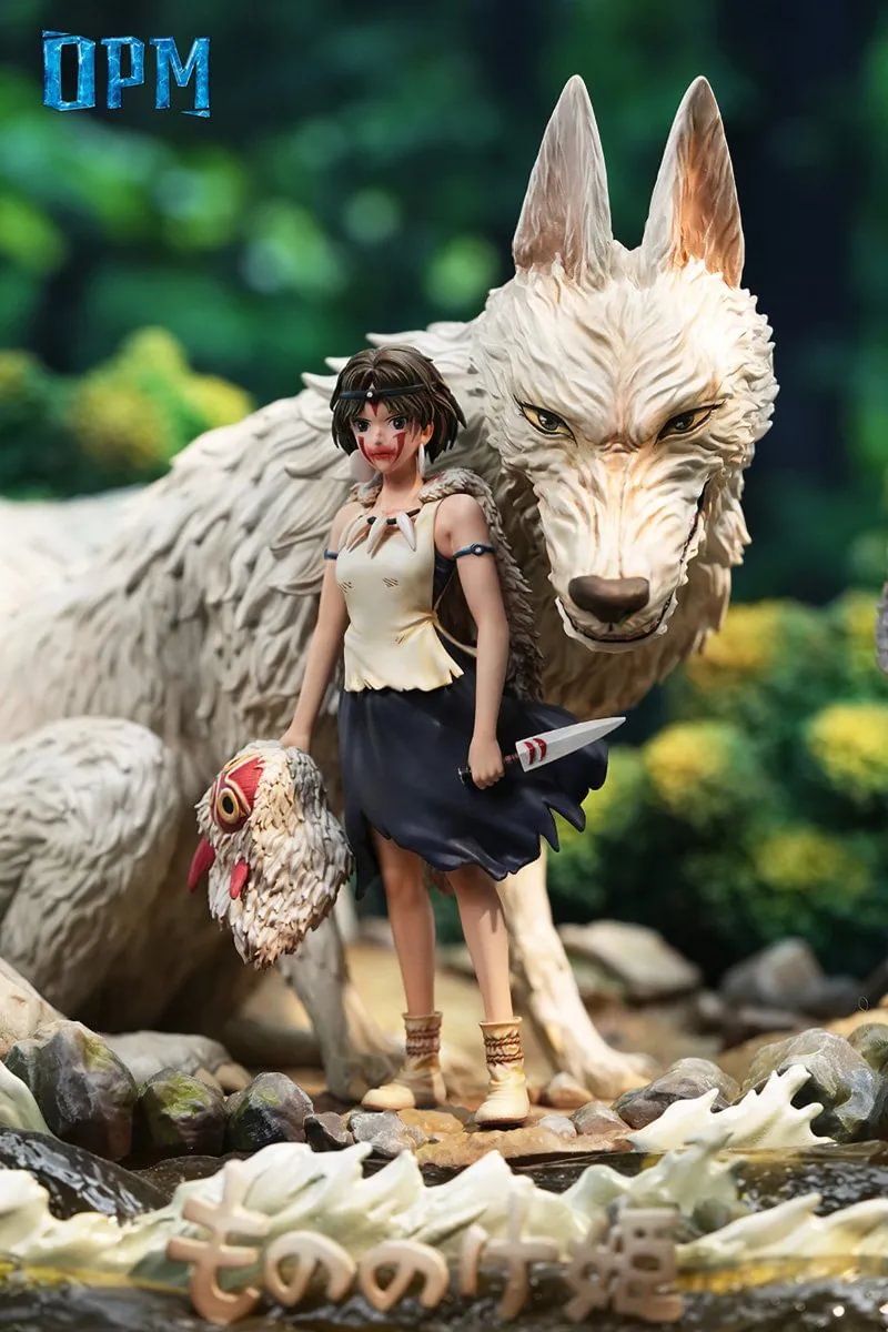 Hayao Miyazaki Desktop Little Scene Series 007 Princess Mononoke