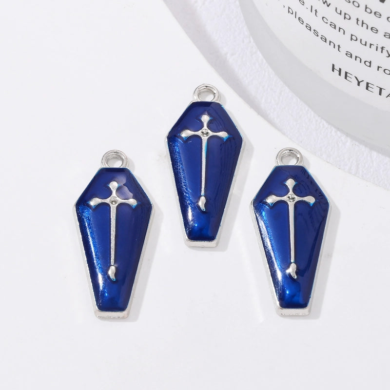 3 PCS/Package 11 * 25mm Hole Under 1mm Alloy Cross Pendant