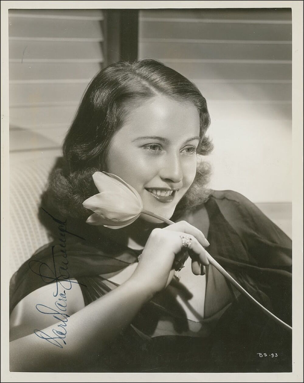 BARBARA STANWYCK Signed Photo Poster paintinggraph - Film Actress - preprint