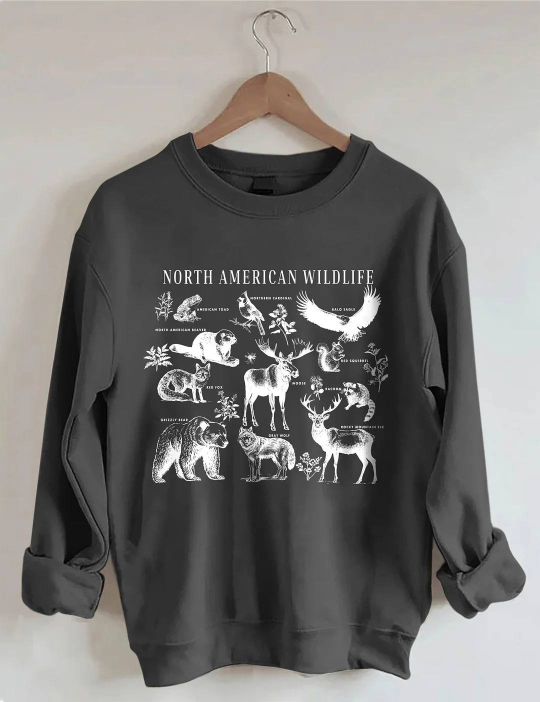  North American Wildlife Sweatshirt
