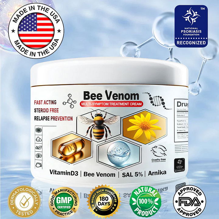 Last Day 50% OFF⏰Bee Venom Multi-Symptom Skin Treatment Cream (👨‍⚕CDA RECOMMENDS)