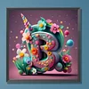 Letter B - Full Round Drill Diamond Painting