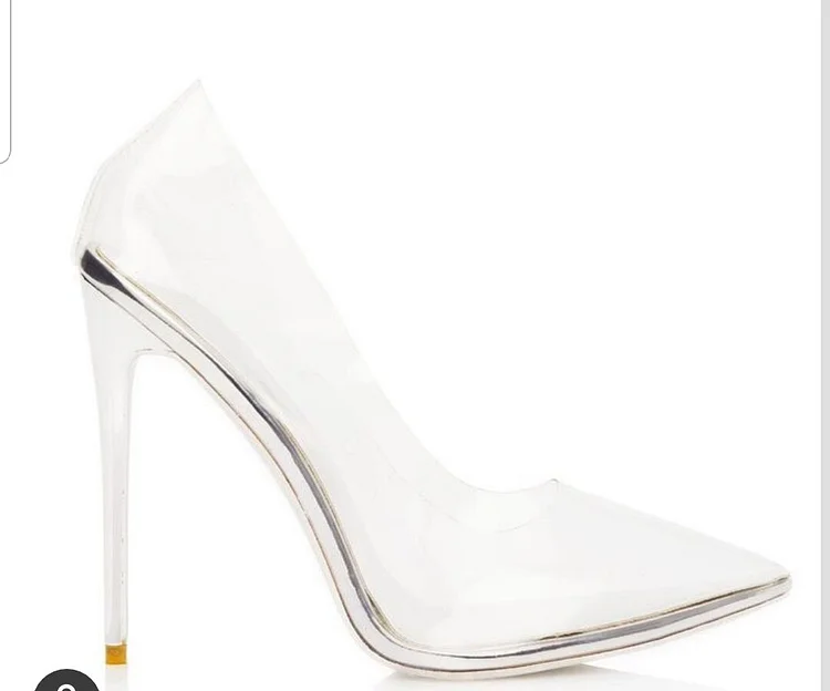 Clear Stiletto Heel Pumps Vdcoo