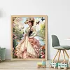 Victorian Girl-11CT Stamped Cross Stitch 40*50cm/15.75*19.69in