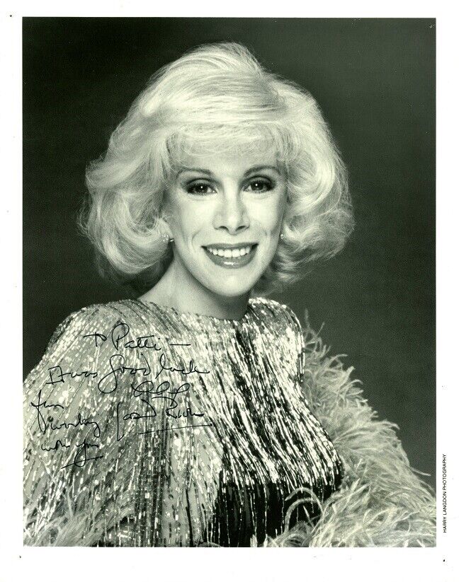 JOAN RIVERS Signed Photo Poster painting