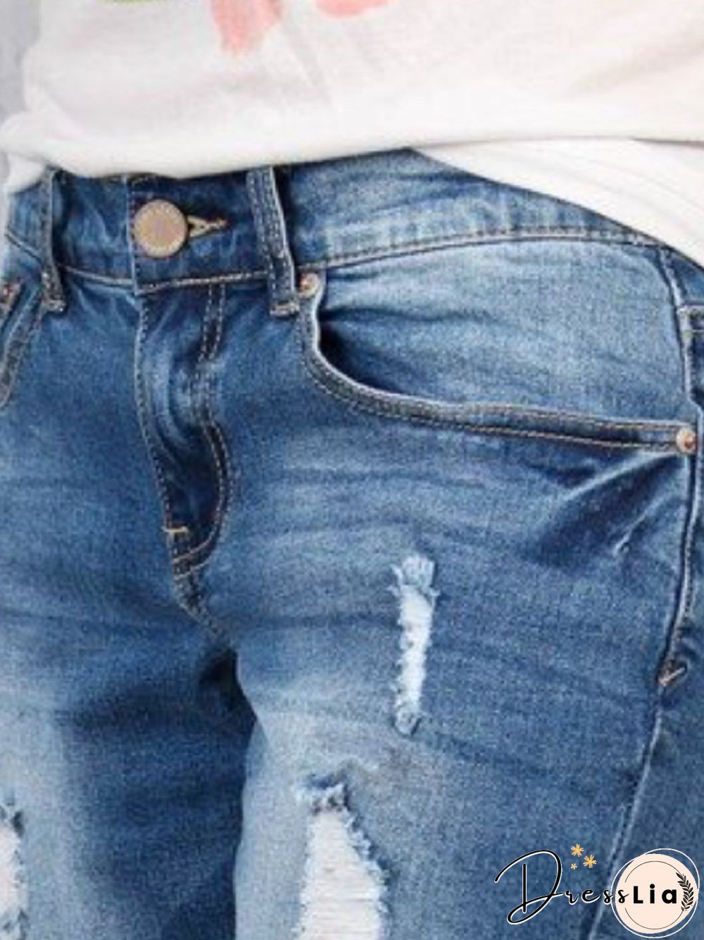 Blue Vintage Denim Denim shorts