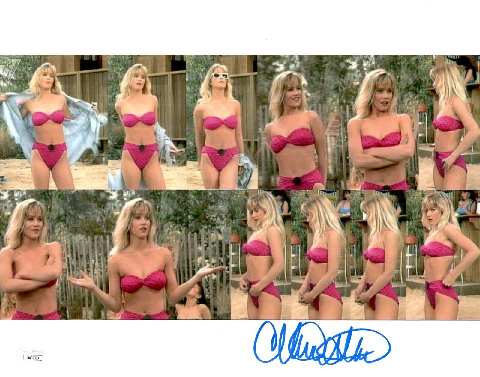 CHRISTINA APPLEGATE Signed MARRIED WITH CHILDREN 11x14 Photo Poster painting Autograph JSA COA