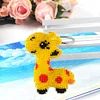 Giraffe DIY Beads Needlework Keychain Craft Mosaic Beads Embroidery Keyrings Art