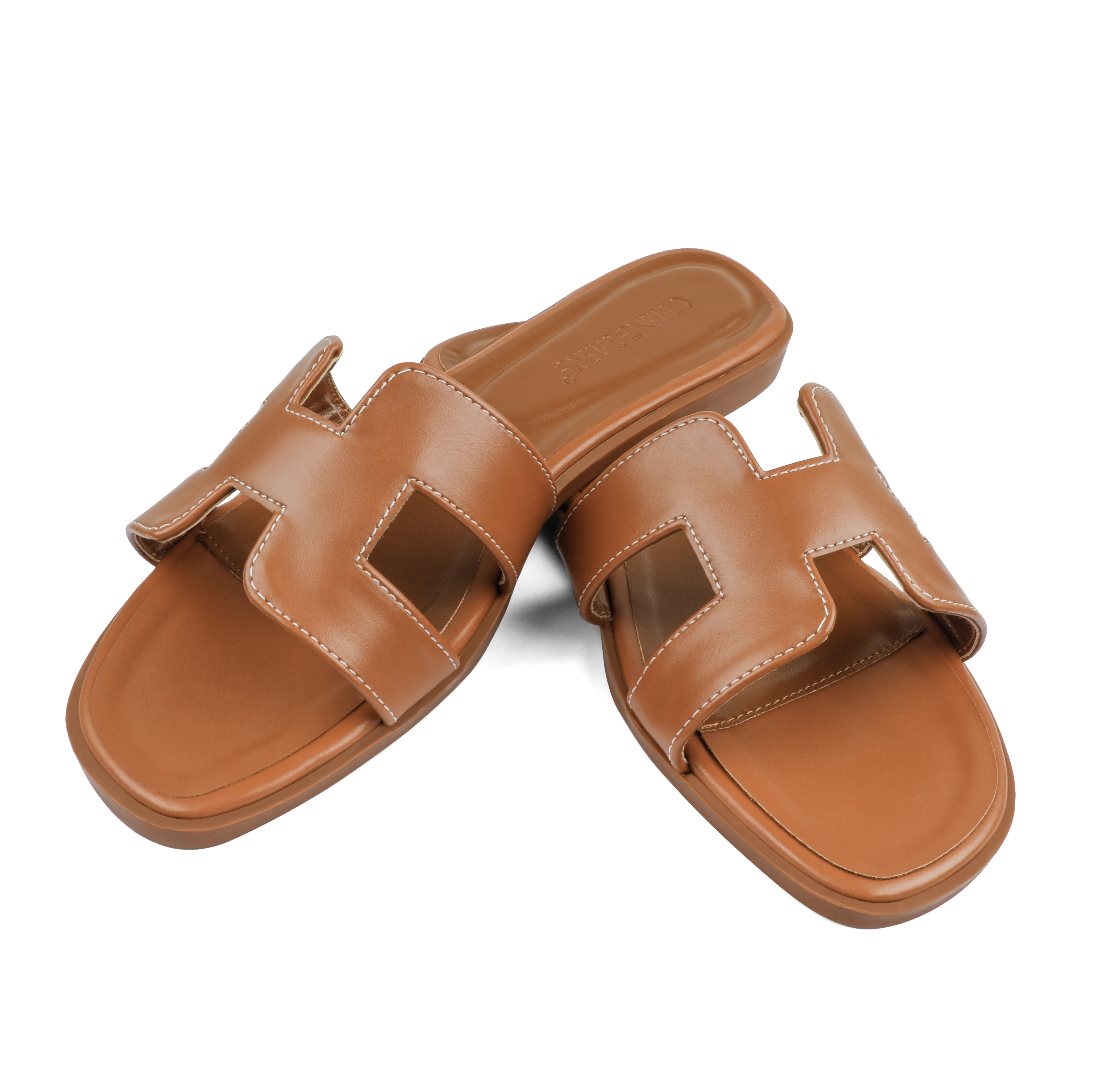 Women's Flat Sandals Classic Slippers Summer Outdoor Slide Sandals H-Band Shoes-MERUMOTE