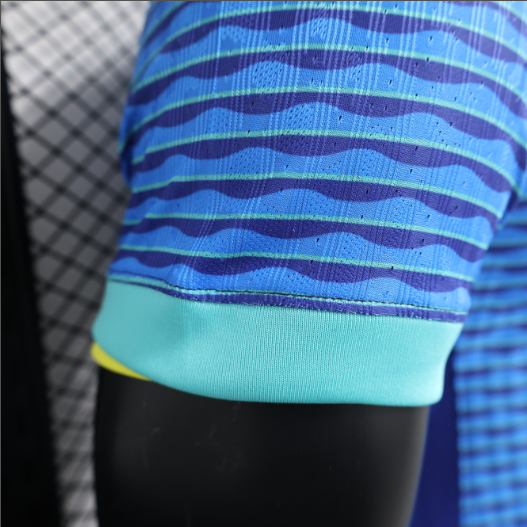 2024 Brazil Away Player Version Men's Football T-Shirt