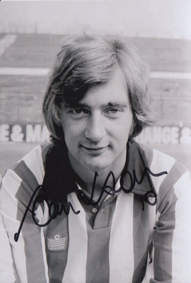 ALAN HUDSON HAND SIGNED 6X4 Photo Poster painting STOKE CITY FOOTBALL AUTOGRAPH 5