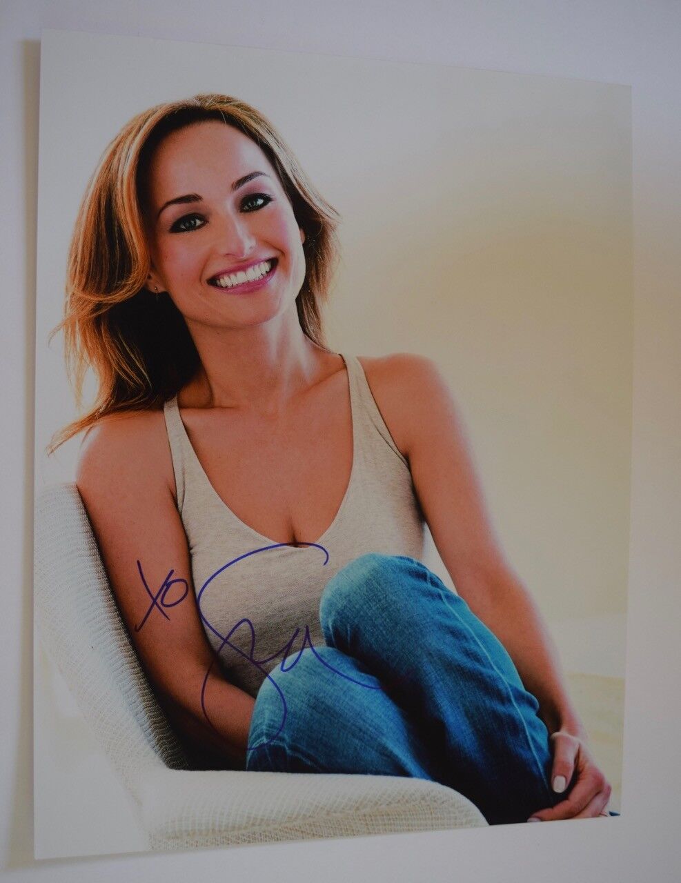 Giada De Laurentiis Signed Autographed 11x14 Photo Poster painting Celebrity Chef COA VD