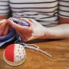 Round Pincushions with Wooden Base Sewing Pin Cushion (Random color) tapestrymarket