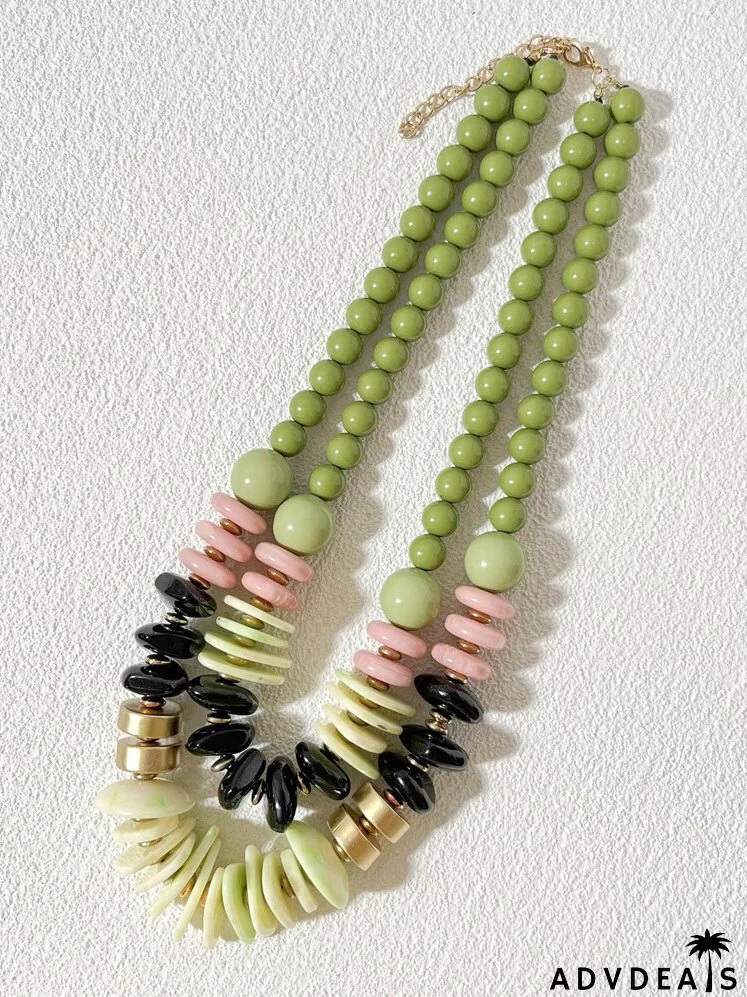 Beaded Layered Necklace
