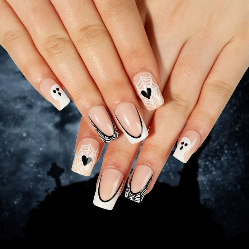 Halloween Cool Style Blood Stains Press-on Nails 1 Set