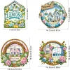 4Pcs Diamond Painting Summer Window Pendants Suncatcher Hanging Kits for Home Porch Farmhouse