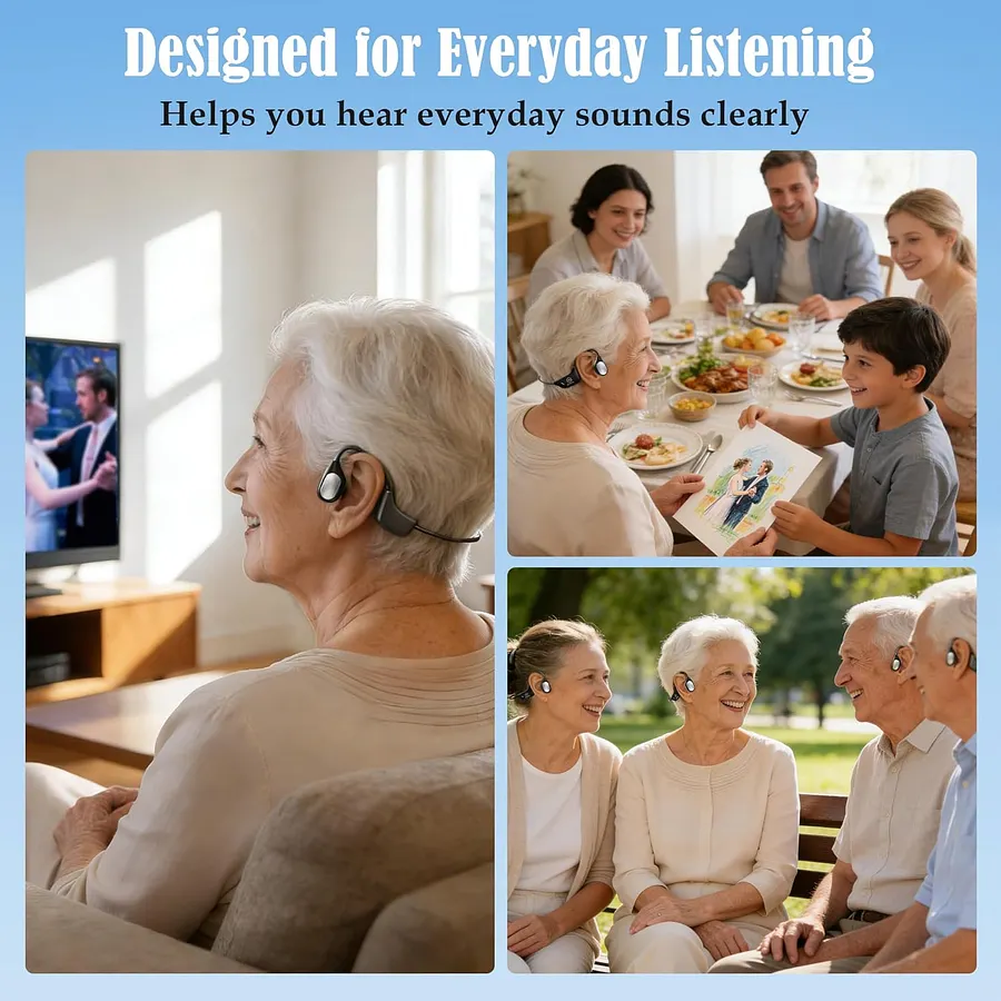 Comfortable all-day open-ear fit