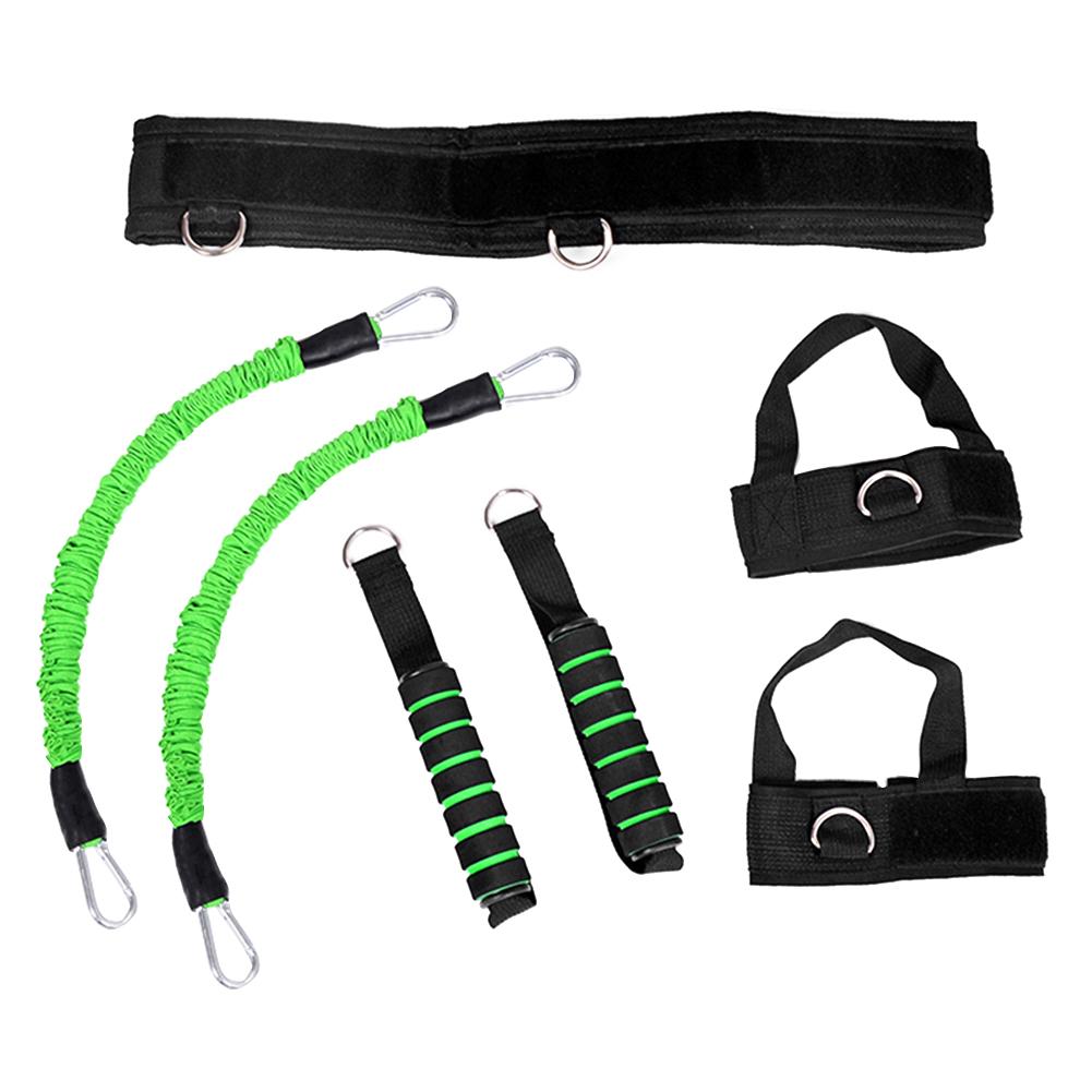 

Latex Jumping Resistance Band Basketball Training Strap Leg Strength Rope, Green, 501 Original