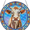 Suncatcher Cow Diamond Painting Hanging Pendants for Kid Adults DIY Craft