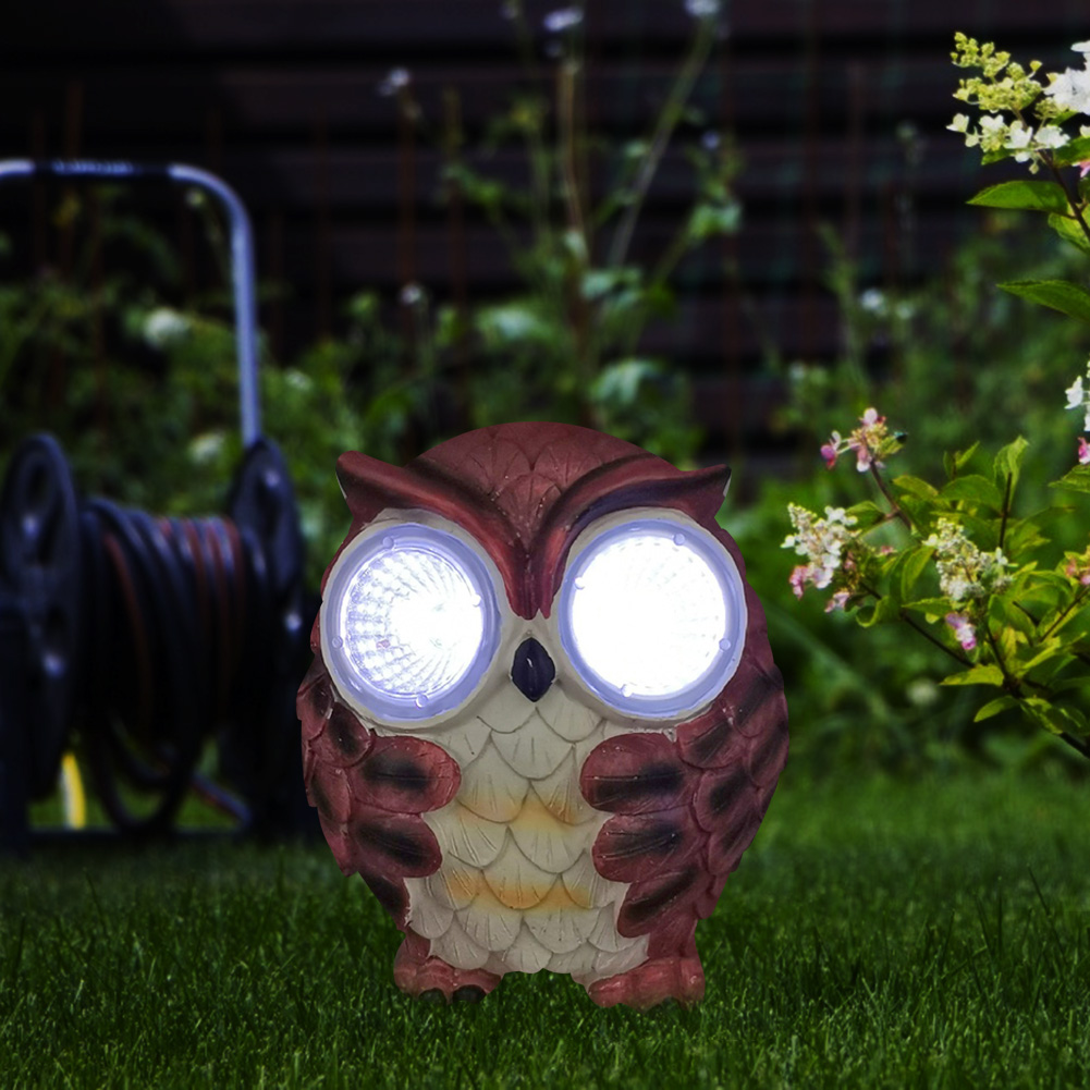 

Solar Power Owl Shape-Landscape Light, 501 Original