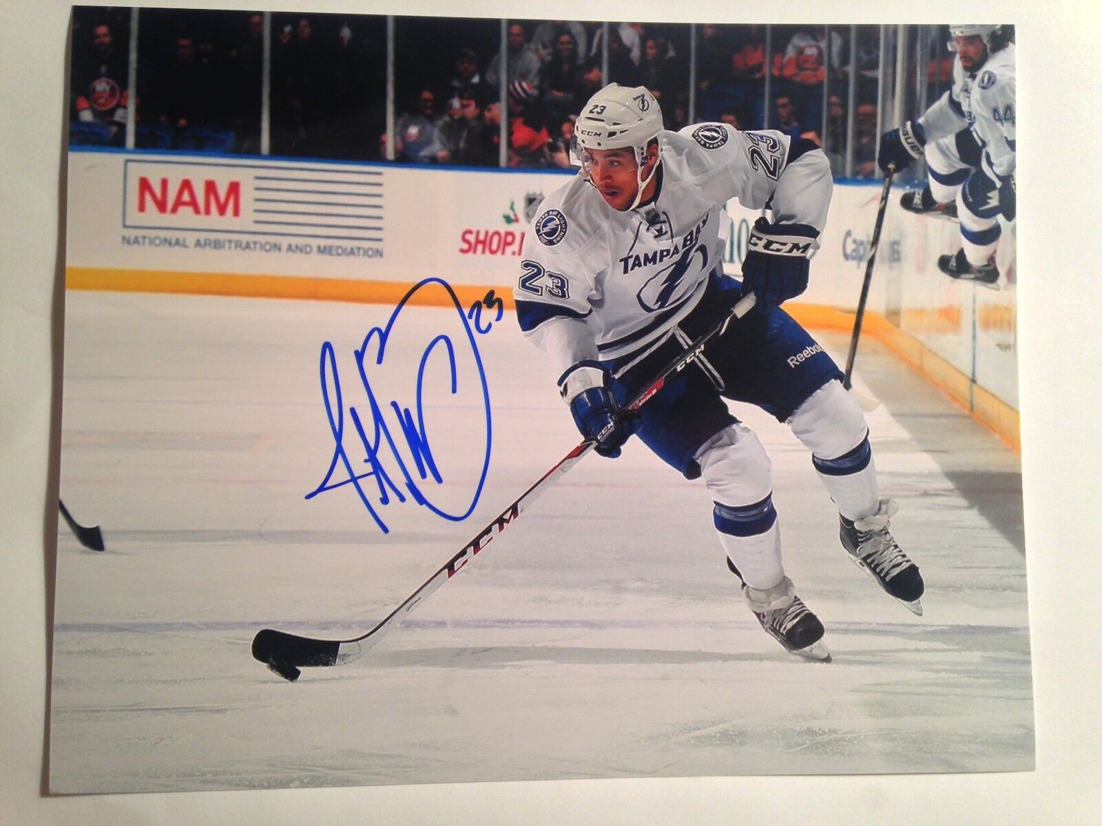 J.T. BROWN Tampa Bay Lightning AUTOGRAPH Photo Poster painting signed GLOSSY 8x10