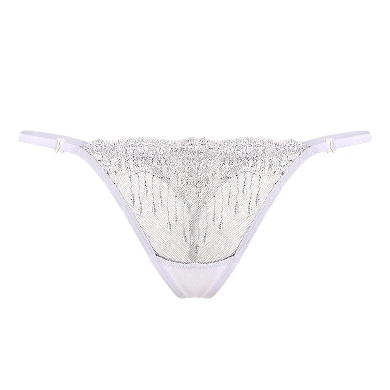 Sexy Panties Women's Thong Erotic Lace Transparent Cutout Embroidered Underwear Sexy Thong Women's Sexy Panties