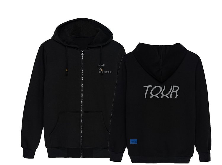 BTS Map Of The Soul Tour Zip Hoodie