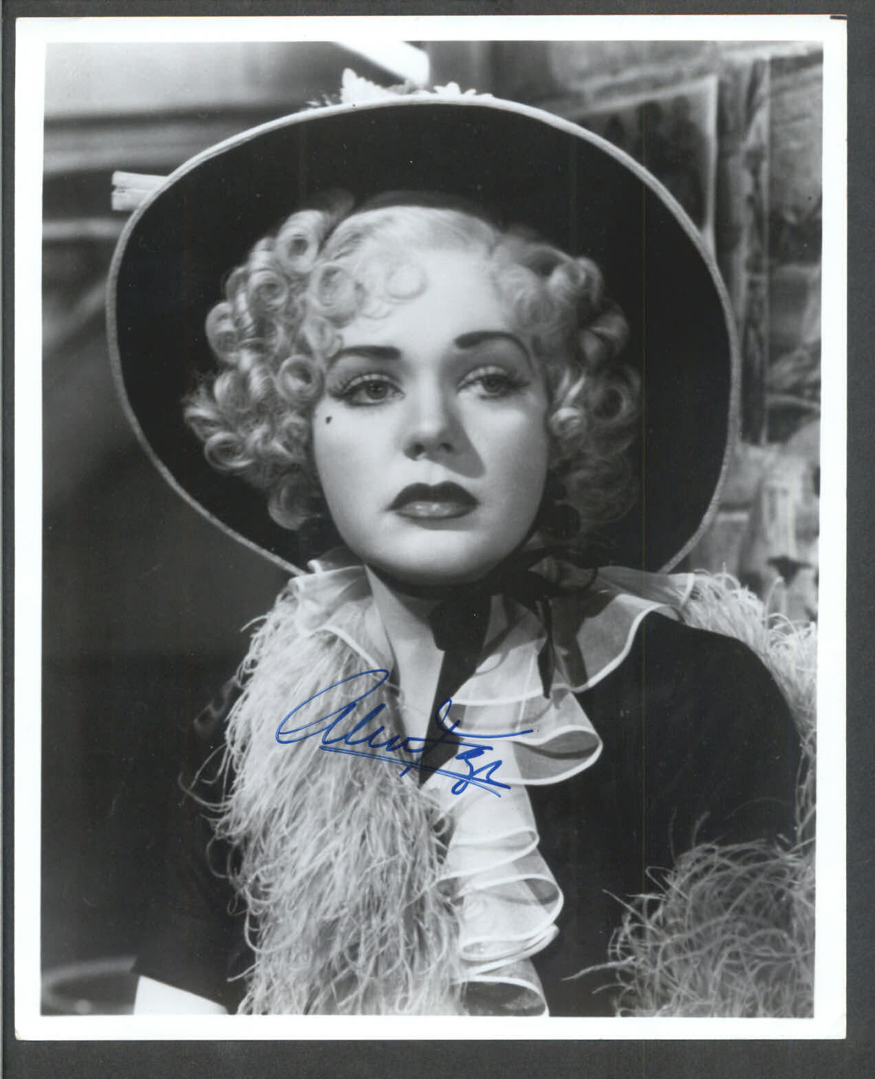 Alice Faye - Signed Vintage Celebrity Autograph Photo Poster painting - Fallen Angel