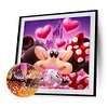 (Multi-Taille) Minnie Mickey - Rond/Carré Diamant Peinture