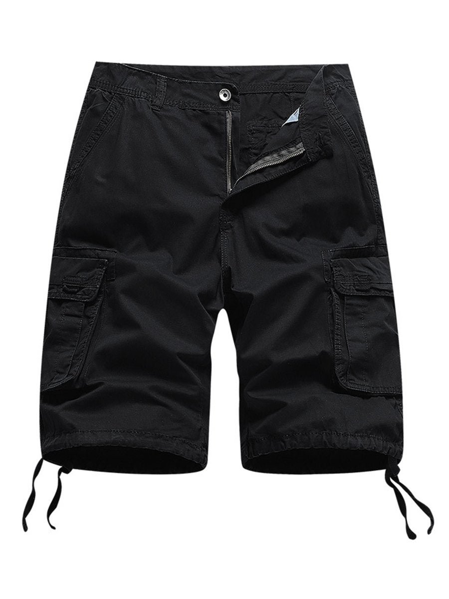 Men Pockets  Casual Sports Shorts-02