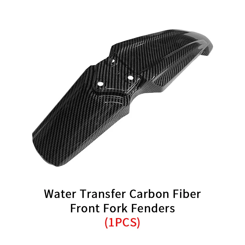 For SURRON Light Bee X Off-road Electric Vehicle Water transfer carbon fiber front fork fenders Motorcycle Accessories